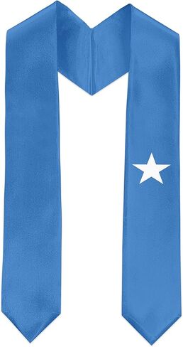 Graduation Sash Satin Scarf 72" Stole for Abroad Student International Study Class in Kuwait