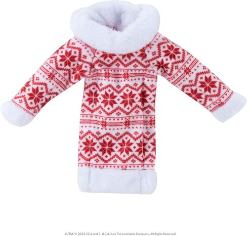 The Elf on the Shelf Claus Couture Collection Snowflake Sweetie Dress - Charming Fair Isle-Inspired Tunic Dress - Scout Elf Not Included in Saudi Arabia