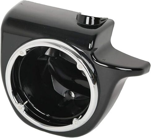 TCT-MT مقاس 6.5 بوصة صناديق مكبر صوت ذات فتحات تهوية سفلية مناسبة لموديلات Harley Touring FLT، FLHT، FLHTCU، FLHRC، Road King، Street Glide، Electra Glide، أسود كلاسيكي للغاية 2013 2012 2011 2010 2009 in Saudi Arabia