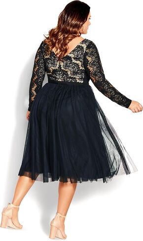 City Chic Women's Plus Size Dress - Rare Beauty in Saudi Arabia