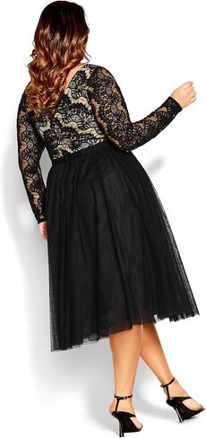 City Chic Women's Plus Size Dress - Rare Beauty in Saudi Arabia