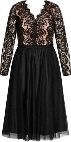 City Chic Women's Plus Size Dress - Rare Beauty in Saudi Arabia