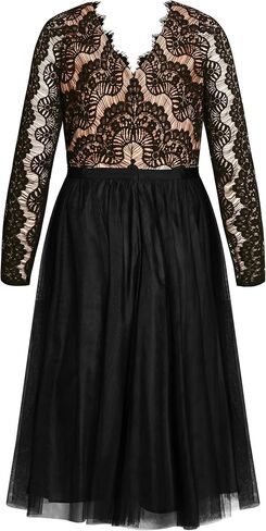 City Chic Women's Plus Size Dress - Rare Beauty in Saudi Arabia