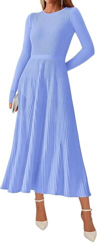 KIRUNDO سيدات خريف الأعمال عادية مضلع متماسكة كم طويل Bodycon مطوي ميدي سترة فستان أنيق ألف خط فساتين الشتاء in Saudi Arabia