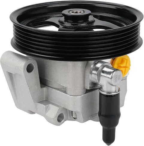 Power Steering Pump with Pulley Compatible with Ford Thunderbird Lincoln LS 3.9L V8 2003 2004 2005, Replacement for 21-5353, 6W4Z3A696B in Saudi Arabia