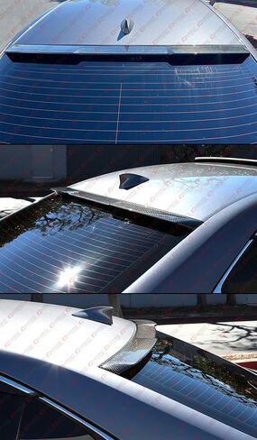 Real Carbon Fiber M Style Rear Window Roof Spoiler Wing Compatible for 2014-2020 Lexus IS200t IS250 IS300 IS350 in Saudi Arabia