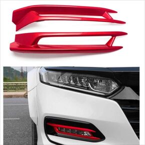 x xotic tech Exterior Front Fog Light Frame Cover Trim, Carbon Fiber Pattern, Compatible with Honda Accord 10th Gen 2018-2020 in Kuwait
