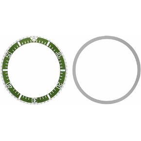 إطار وإدراج Ewatchparts متوافق مع ساعة رولكس العسكرية 5508 5512 5513 5517 أخضر in Kuwait