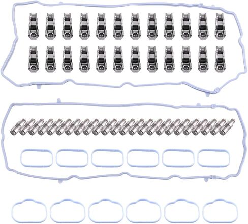 maXpeedingrods 5184296AH 24PCS Rocker Arms Lifters Valve Gaskets Kit Fit For Chrysler 200 300 For Dodge Challenger Charger Journey For Jeep Wrangler Ram 1500 3.6L V6 DOHC 2011-2021 5184332AA in Saudi Arabia