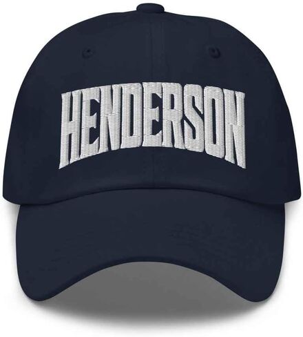 Henderson Baseball Cap Henderson Dad Hat Minnesota MN Hat Embroidered Souvenir in Saudi Arabia