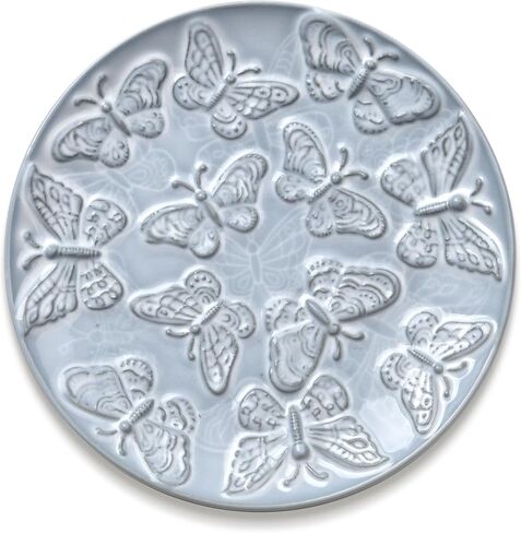 Ceramic Jewelry Dish, Decorative Tray for Rings Earrings Necklaces Bracelet Watch Keys, 4.50" Trinket Tray as Gifts for Women (White Shell) in Saudi Arabia