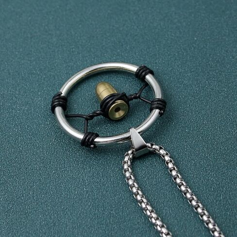 Cyber V Bullet Necklace Punk Merch Cosplay Costume Accessory in Saudi Arabia