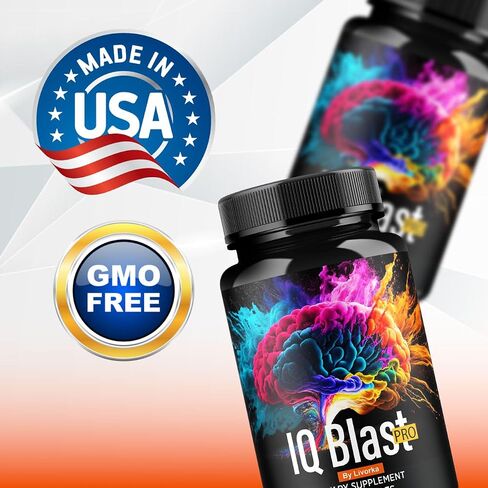 (3 عبوات) كبسولات IQ Blast Pro - حبوب المكملات الغذائية المتقدمة IQ Blast Pro الرسمية، تركيبة IQ Blast Pro المتميزة لدعم الصحة والعافية، مراجعات IQ Blast Pro الأصلية، 180 كبسولة لمدة 3 أشهر in Saudi Arabia