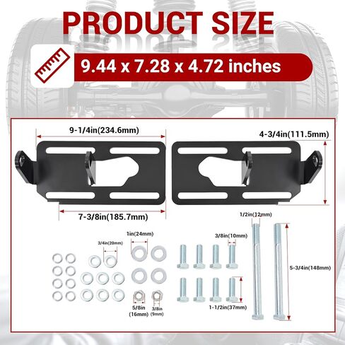 ECOTRIC LS Conversion Engine Mounts Compatible with 1973-1998 Square Body Chevy GMC Truck Adjustable Swap Motor Conversion Bracket for C10 C/K 1500 in Saudi Arabia