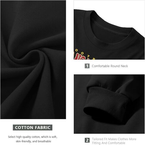 KIEKIECOO Game Day Sweatshirt Women Football Crewneck Sweatshirts Football Mom Drop Shoulder Pullover Long Sleeve Casual Tops in Saudi Arabia