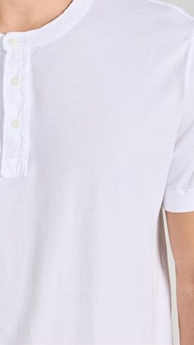 Save Khaki Men's Short Sleeve Pima Henley in Saudi Arabia