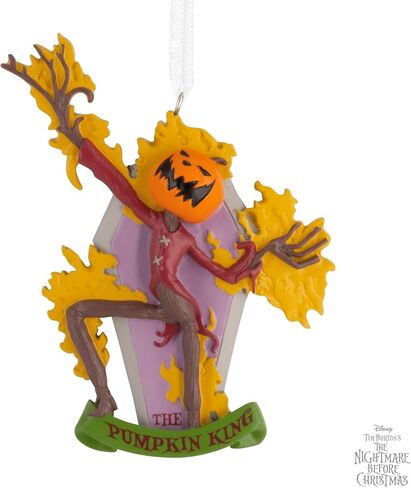 Hallmark Disney Tim Burton's The Nightmare Before Christmas The Pumpkin King Christmas Ornament, Gifts for Disney Fans in Saudi Arabia