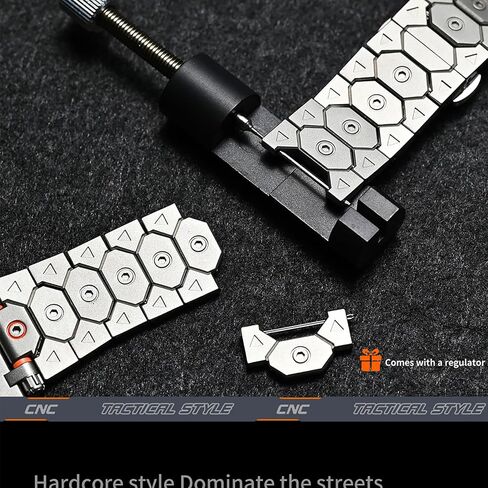 Stainless Steel Watch Band Compatible with Apple Watch Band for Men 49mm 45mm 44mm 42mm 41mm 40mm 38mm, Octagon Shape Titan Metal Strap for iWatch Bands Ultra 2, SE, Series 9 8 7 6 5 4 3 2 1 in Saudi Arabia