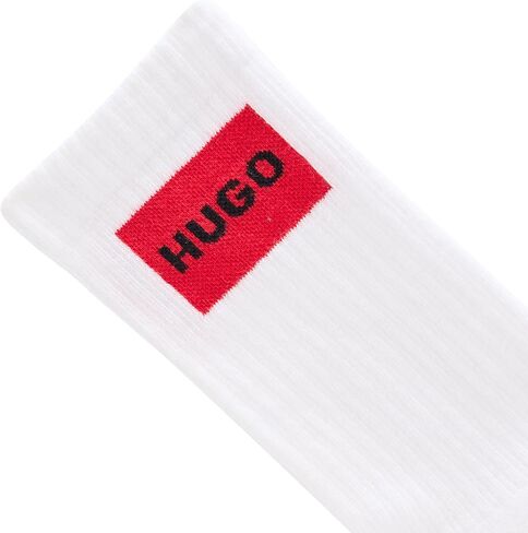جوارب HUGO الرجالية مكونة من 3 قطع بتصميم شعار أحمر وربع جوارب مضلعة in Saudi Arabia