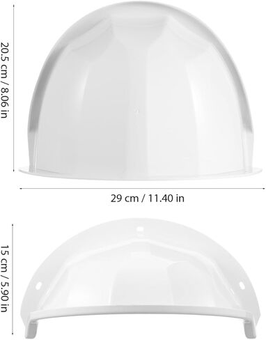 HOMSFOU 2 Pcs Universal Sun Rain Shade Camera Covers Shield Camera Protective Covers for Outdoor Security Cameras White in Kuwait