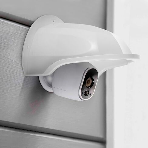 HOMSFOU 2 Pcs Universal Sun Rain Shade Camera Covers Shield Camera Protective Covers for Outdoor Security Cameras White in Kuwait