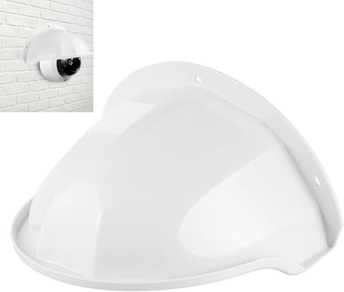 HOMSFOU 2 Pcs Universal Sun Rain Shade Camera Covers Shield Camera Protective Covers for Outdoor Security Cameras White in Kuwait