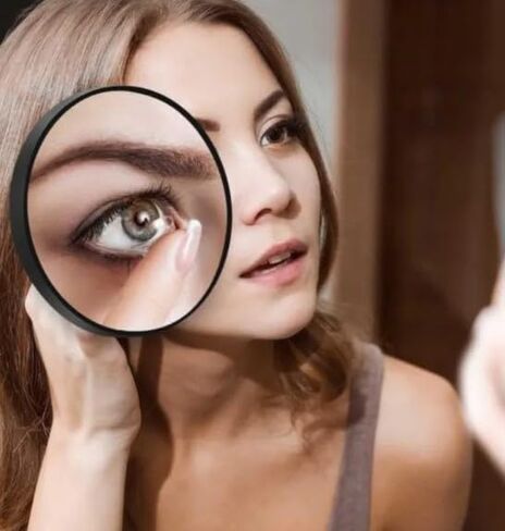 Magnifying Mirrors with Suction Cups Makeup Mirror,10x Cosmetic Mirror in Saudi Arabia