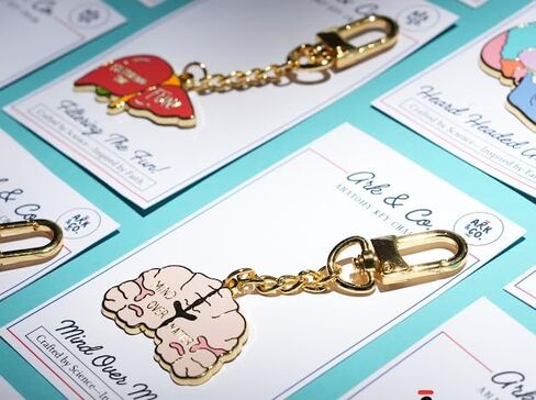 anatomy keychain Ring for healthcare workers, nurses and students. bags, car accessories. cute for work and travel in Saudi Arabia