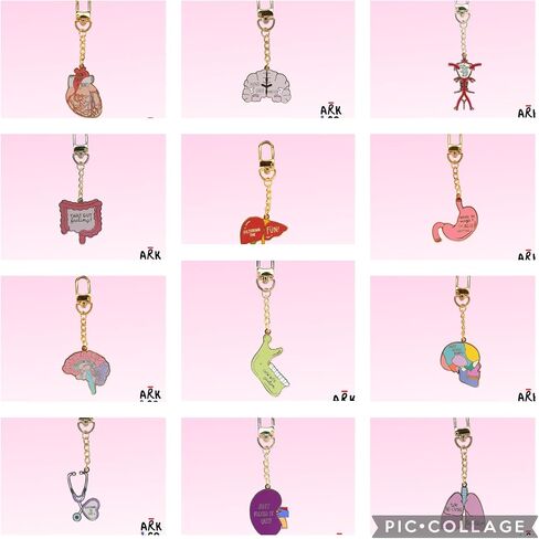 anatomy keychain Ring for healthcare workers, nurses and students. bags, car accessories. cute for work and travel in Saudi Arabia