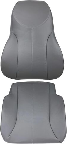 labwork Front Driver Side Backrest and Bottom Gray Artificial Leather Seat Cover Replacement for International 4200 4300 4400 Air Ride 2001-2007 in Saudi Arabia