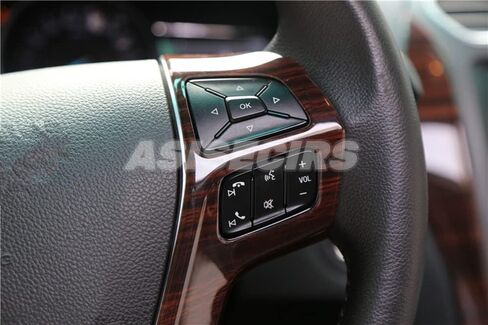 Carbon Fiber Look Interior Steering Wheel Button Panel Cover Trim for Ford Explorer 2016-2019 ABS Plastic Steering Wheel Trim in Saudi Arabia