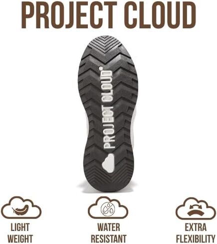 Project Cloud Waterproof Boots for Women - Memory Foam Winter Boots for Women, Non-Slip Snow Boots & Winter Shoes, Womens Boots Shoes Women Footwear - Women Boots Shoe Lace in Kuwait