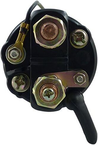 New Premium Starter Solenoid compatible with John Deere Cat Denso Onan 12V 3 Terminal Intermittent Duty 0465000010 053400-1560 053400-1720 053400-2740 053400-2870 053400-3490 053400-3570 053400-4530 in Saudi Arabia