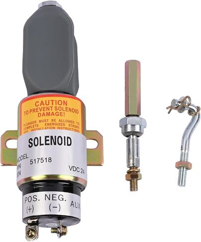 5I-7518 24V Shutoff Solenoid Compatible with Caterpillar Track Excavator 311 312 320 320L E200B E320 for CAT Engine 3064 3066 Replace 5I7518 in Saudi Arabia