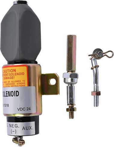 5I-7518 24V Shutoff Solenoid Compatible with Caterpillar Track Excavator 311 312 320 320L E200B E320 for CAT Engine 3064 3066 Replace 5I7518 in Saudi Arabia