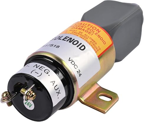 5I-7518 24V Shutoff Solenoid Compatible with Caterpillar Track Excavator 311 312 320 320L E200B E320 for CAT Engine 3064 3066 Replace 5I7518 in Saudi Arabia