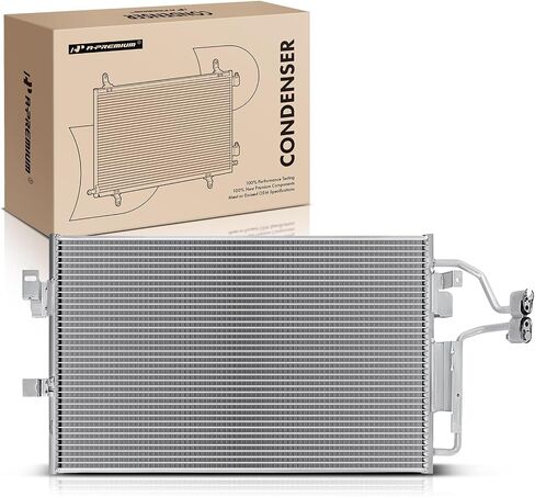 A-Premium A/C Condenser Replace# 52482155 - Compatible with 2000-2005 Buick LeSabre, Pontiac Bonneville, V6 3.8L in Saudi Arabia