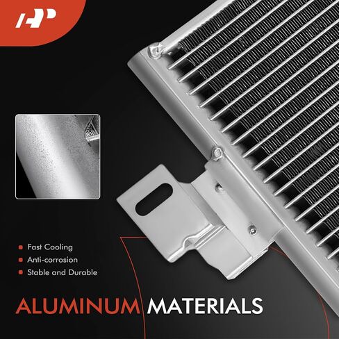 A-Premium A/C Condenser Replace# 52482155 - Compatible with 2000-2005 Buick LeSabre, Pontiac Bonneville, V6 3.8L in Saudi Arabia