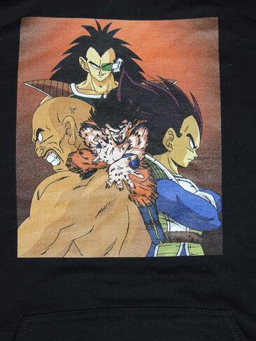 قميص من النوع الثقيل Bioworld Dragon Ball Z Super Saiyan Character Art للرجال باللون الأسود in Saudi Arabia