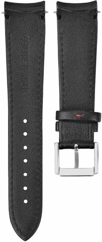 حزام ساعة Ewatchparts من الجلد ذو طرف منحني 21 ملم متوافق مع Citizen Eco Drive Promaster مع خياطة حمراء in Saudi Arabia