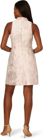 Adrianna Papell Womens Floral Jacquard Pearl Dress in Saudi Arabia