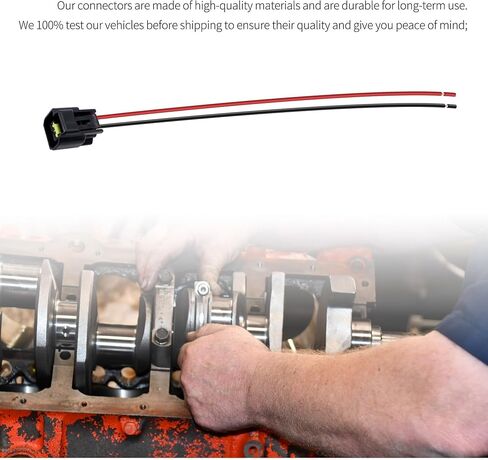 HiSport 3U2Z-14S411-SMA موصل مستشعر موضع العمود المرفقي متوافق مع Ford Crown Victoria E150 250 350 450 Escort Explorer F550 Super Duty Fusion Mustang، Lincoln Navigator، Mercury Cougar in Saudi Arabia