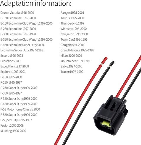 HiSport 3U2Z-14S411-SMA موصل مستشعر موضع العمود المرفقي متوافق مع Ford Crown Victoria E150 250 350 450 Escort Explorer F550 Super Duty Fusion Mustang، Lincoln Navigator، Mercury Cougar in Saudi Arabia