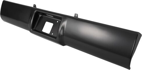 KUAFU Rear Bumper Roll Pan Compatible with 1992-1999 Chevy Chevrolet Suburban Tahoe Blazer C1500 C2500 K1500 K2500 & GMC Yukon w/LED License Light Electrophoresis Steel in Saudi Arabia
