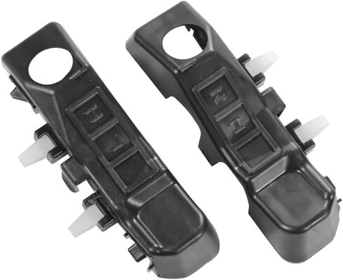 1 Pair Left and Right Side Front Bumper Bracket Bumper Mount Support Bracket - Compatible for Hyundai Veloster 1.6L L4 - Gas 2015 - 2017 - Replace Part 865132V000, 865142V000 in Saudi Arabia