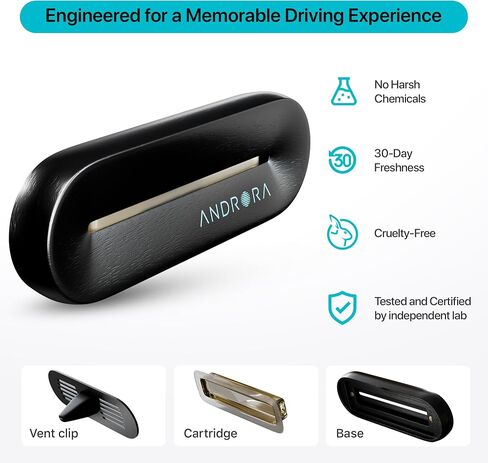 Twilight Car Air Freshener Vent Clip – Minimalist & Premium Design – Long-Lasting 30-Day Scent – Cruelty-Free – Third-Party Tested for REACH & CA Prop 65 Safety – Odor Eliminator for Cars in Saudi Arabia