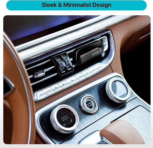 Twilight Car Air Freshener Vent Clip – Minimalist & Premium Design – Long-Lasting 30-Day Scent – Cruelty-Free – Third-Party Tested for REACH & CA Prop 65 Safety – Odor Eliminator for Cars in Saudi Arabia