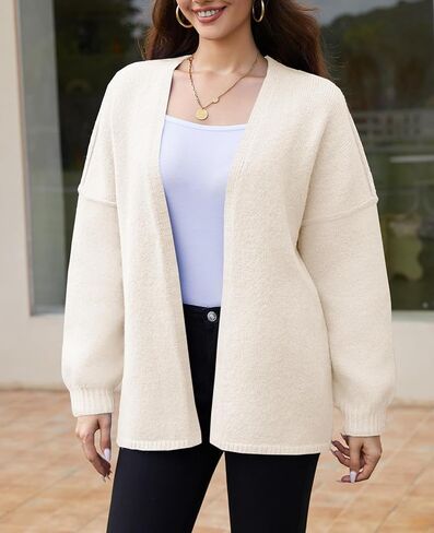 UNCLECAT Womens Oversized Cardigan Sweaters Open Front Chunky Knit Casual Sweater Coats Long Lantern Sleeve Fall Clothes 2025 in Kuwait