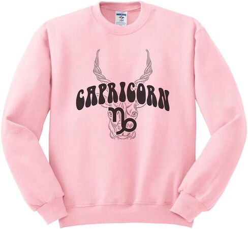 Zodiac Symbol Capricorn Sweatshirt Unisex in Saudi Arabia