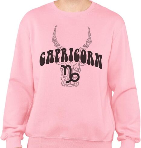 Zodiac Symbol Capricorn Sweatshirt Unisex in Saudi Arabia